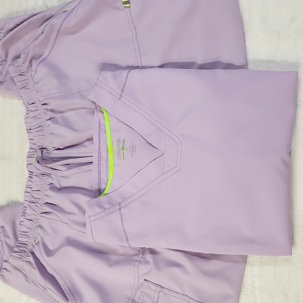 Scrubstar Scrub Set, Lilac Mist, Size XL Top/2XL Joggers